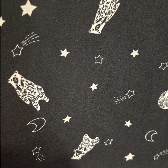 Bears in space blouse/button down shirt - Picture 2 of 4